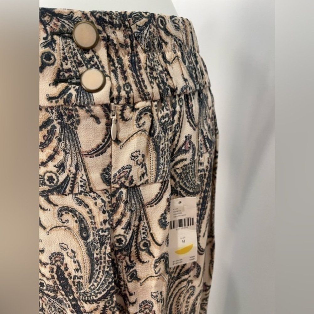 Anthropologie Paisley Print Harem Balloon Pants - Picture 6 of 7